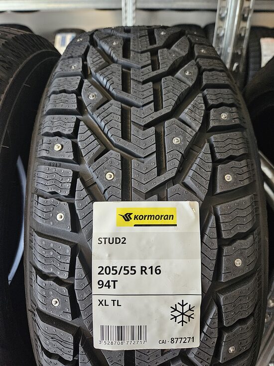 205/55R16 Kormoran Stud2 ar šipiem